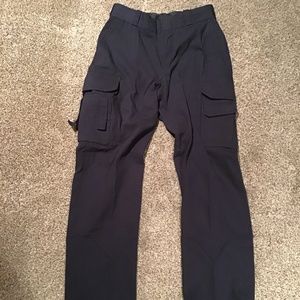 Aspen Mills Mens Navy Cargo Uniform Pants 30x31